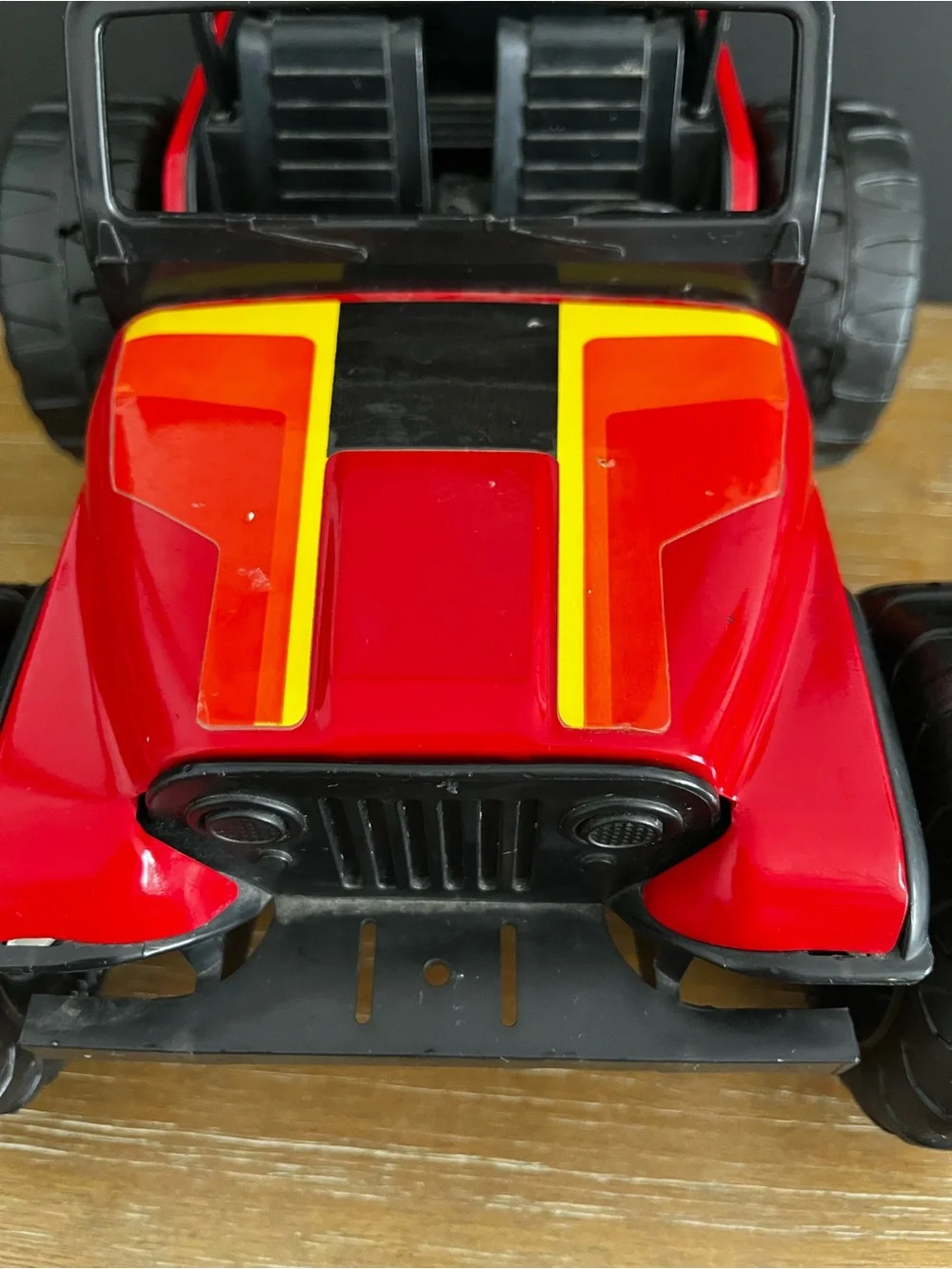 Vintage Tonka Jeep DJ Dune Buggy Pressed Steel Off Road 4x4 Red MR970 Toy 811850